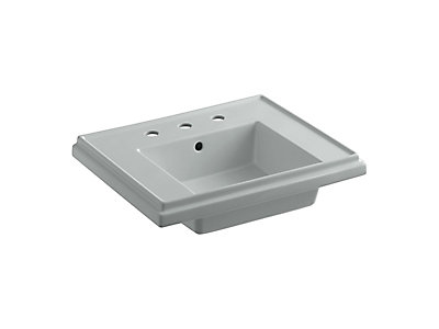 Kohler Tresham 24 Inch Bathroom Sink Basin With Overflow Drain And 8 Widespread In Ice Grey The Home Depot Canada Kohler Tresham 24 Inch Bathroom Sink Basin With Overflow Drain And 8 Widespread In Ice Grey The Home Depot Canada