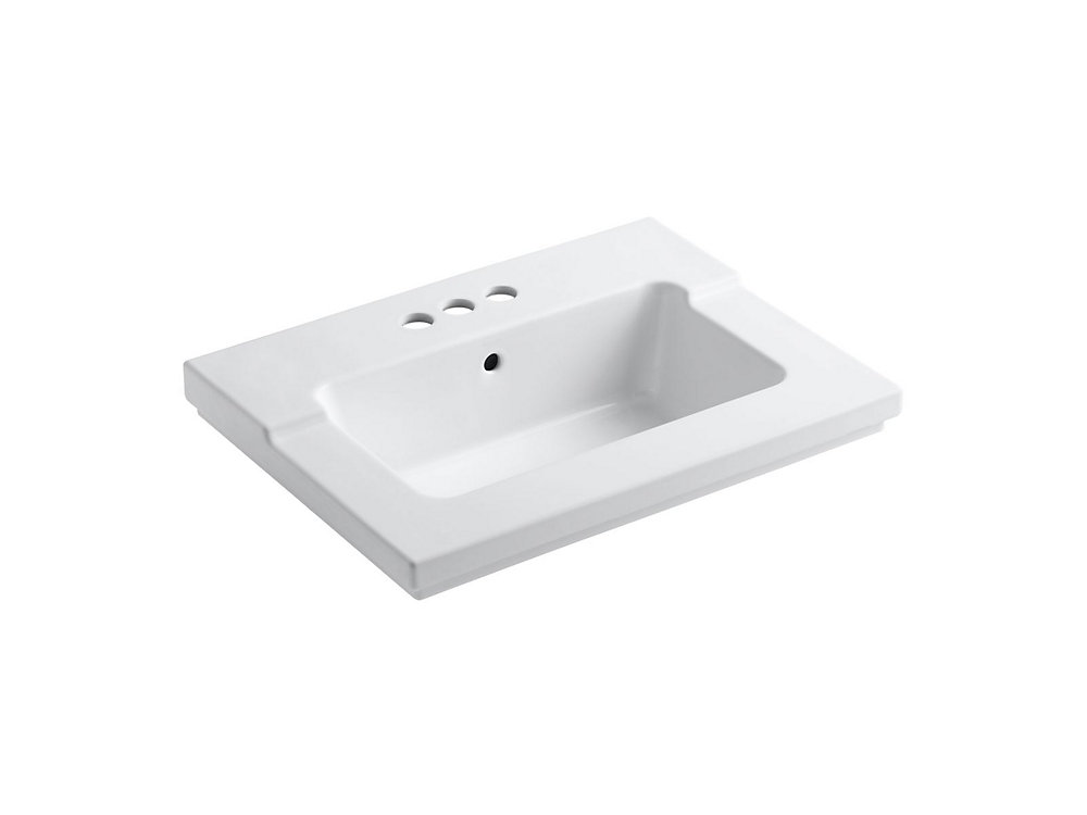 Tresham R Vanity Top Bathroom Sink With 4 Inch Centerset