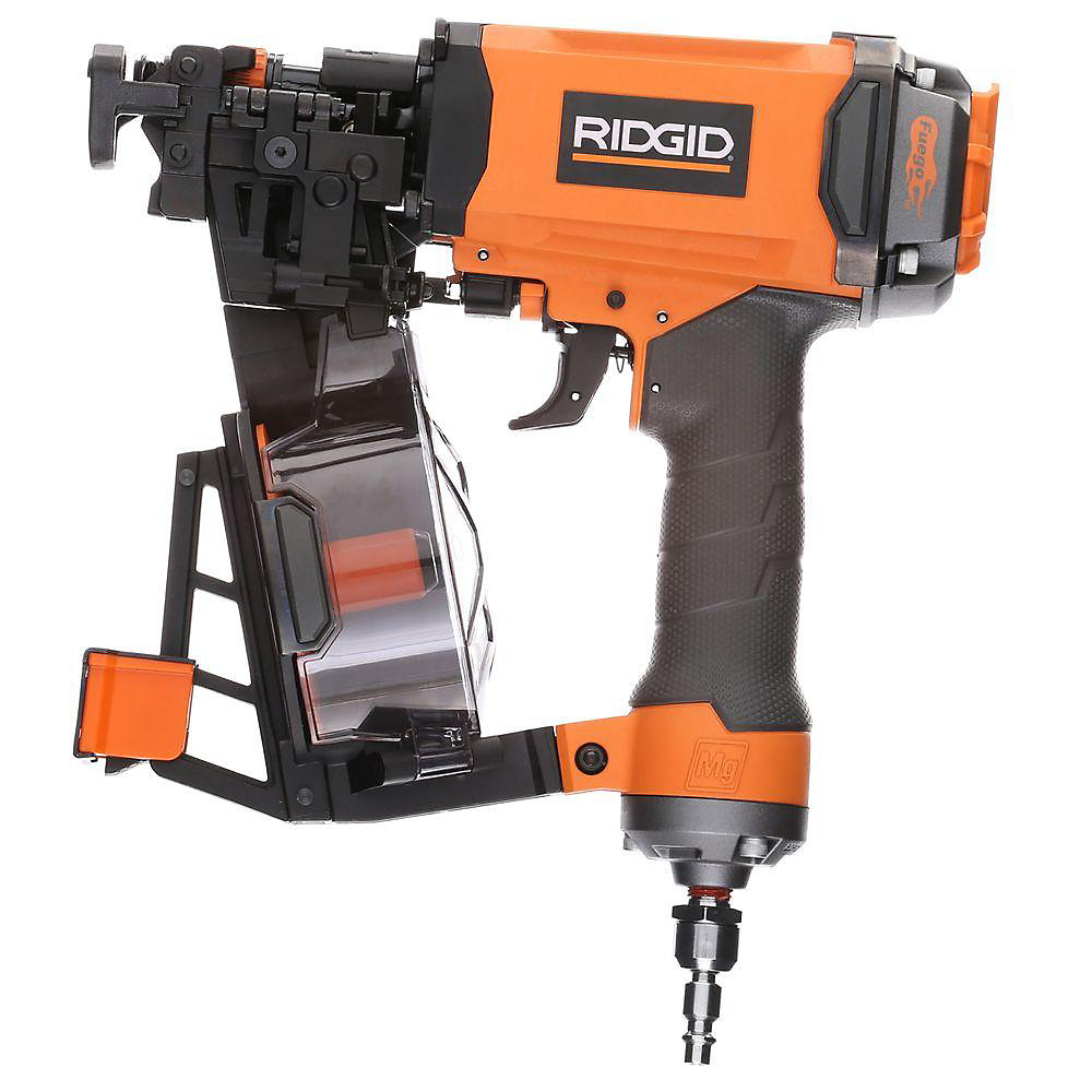 RIDGID 15Degree 13/4Inch Coil Roofing Nailer The Home RIDGID 15Degree 13/4Inch Coil Roofing Nailer The Home