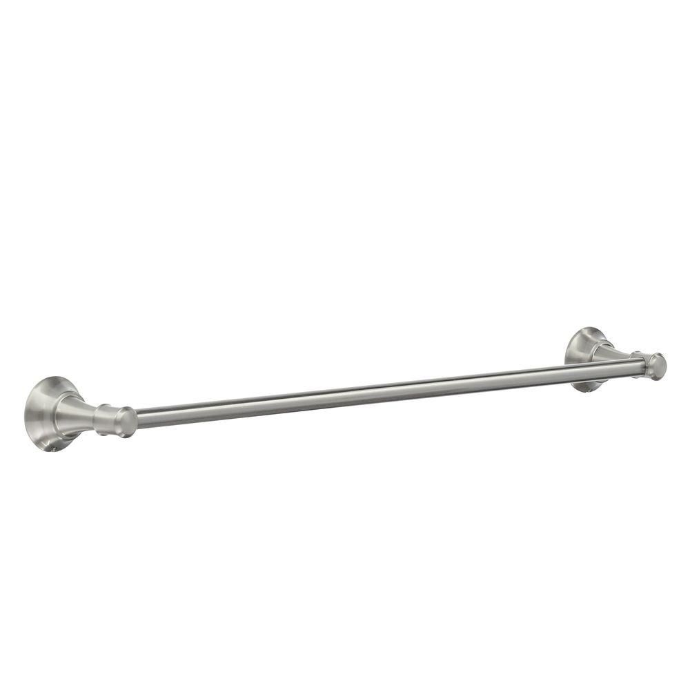 Moen Ashville 24 Inch Towel Bar Brushed Nickel The Home Depot Canada   P 1000755445 