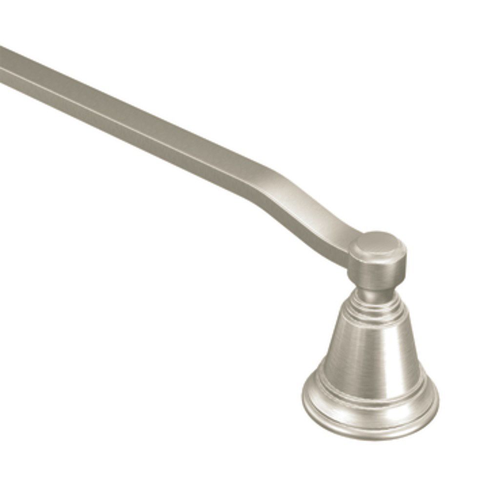 MOEN Brushed Nickel Rothbury 24 Inch Towel Bar | The Home Depot Canada