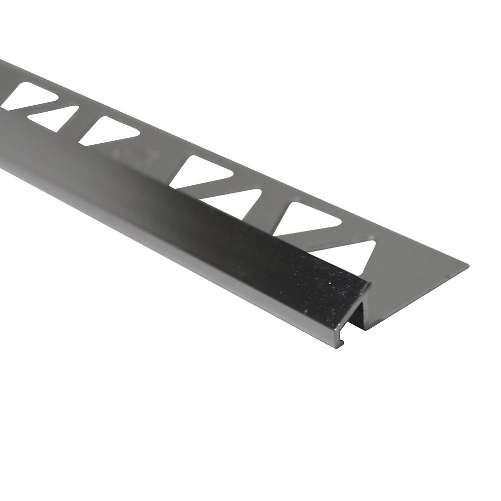 Shur Trim Aluminum Tile Reducer 5/16 Inch(8MM) 8 Foot Bright Clear