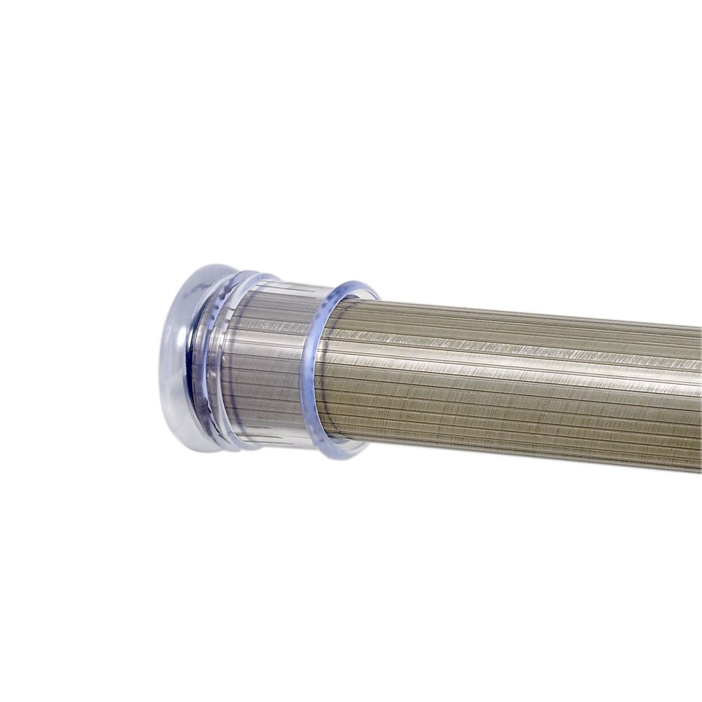 Zenith Products Beveled 72 Inch Brushed Nickel Tension Rod The Home