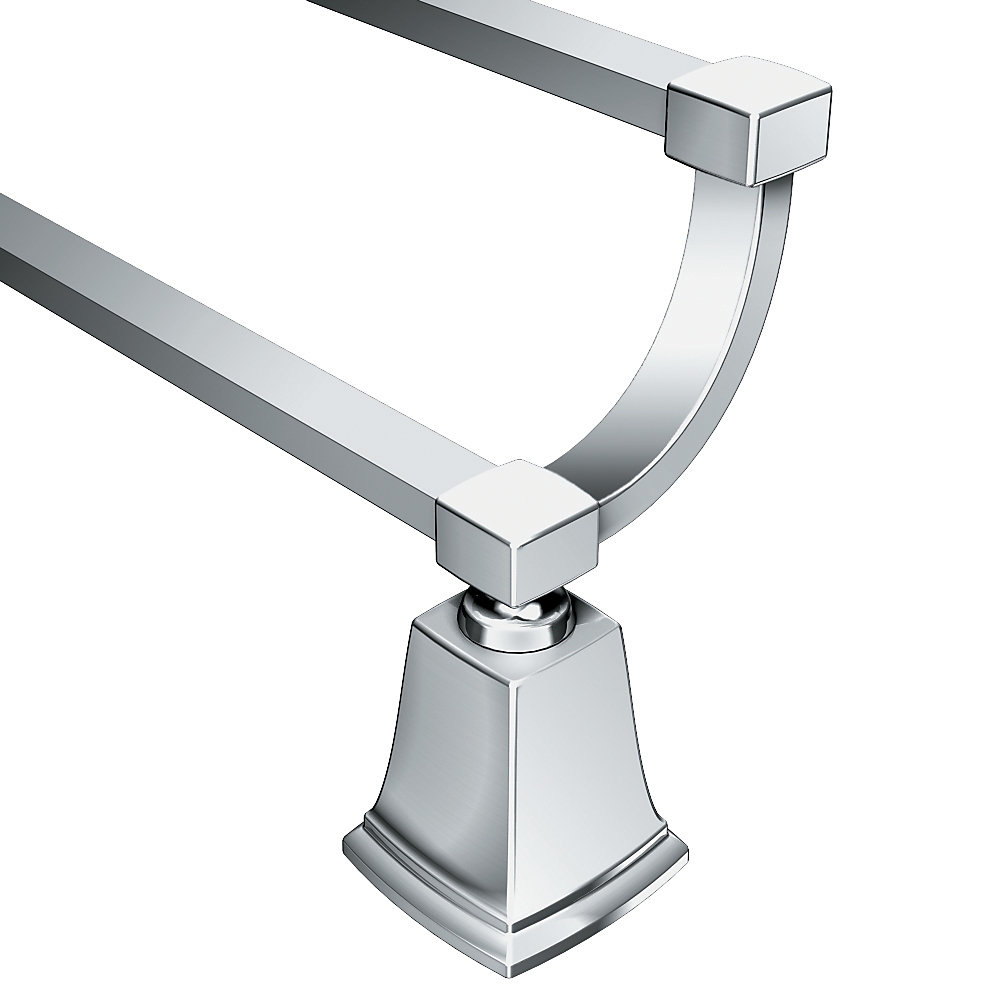 MOEN Boardwalk 24 Inch Double Towel Bar - Chrome