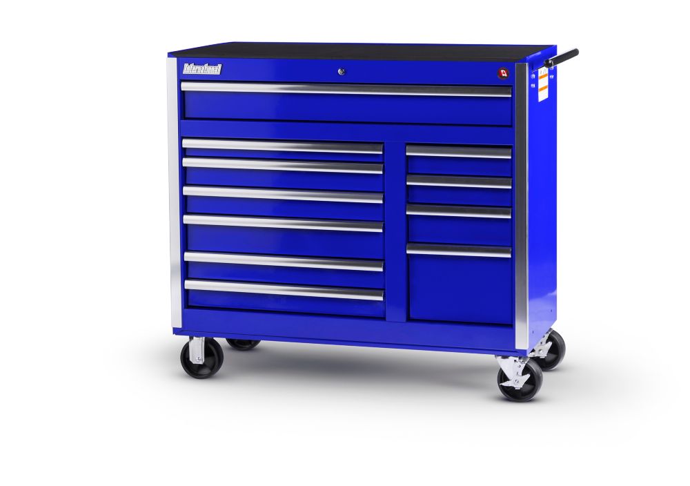 International 42 Inch 11 Drawer Blue Tool The Home Depot Canada