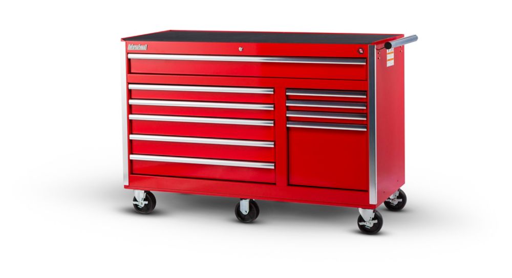 HUSKY 37 Inch 10Drawer Tool Chest and Metallic Red The Home