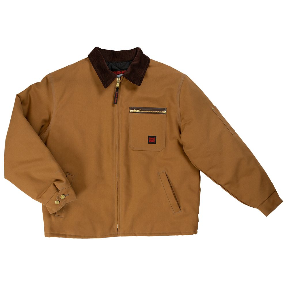 Tough Duck Chore Jacket Brown Large | The Home Depot Canada