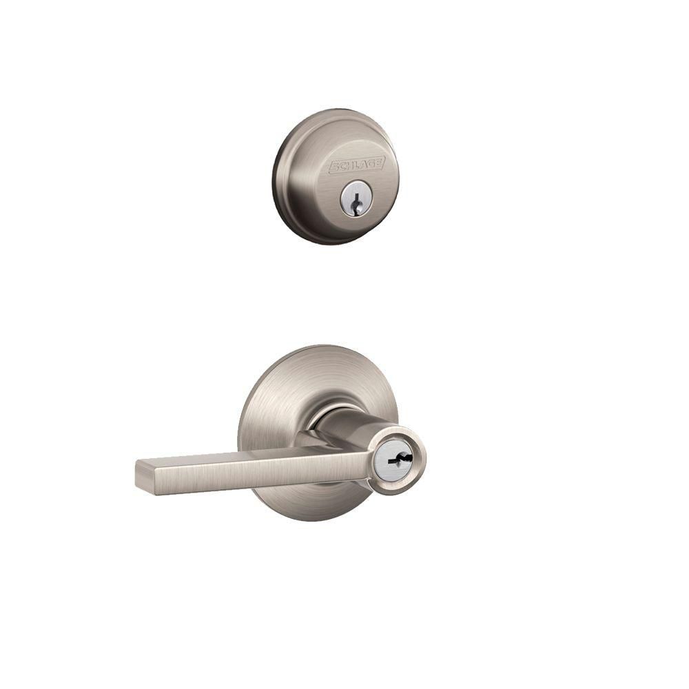 Ensemble combiné Latitude, nickel satiné Ensemble combiné Latitude, nickel satiné