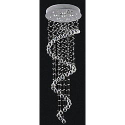 16-inch 6-Light Spiral Chandelier