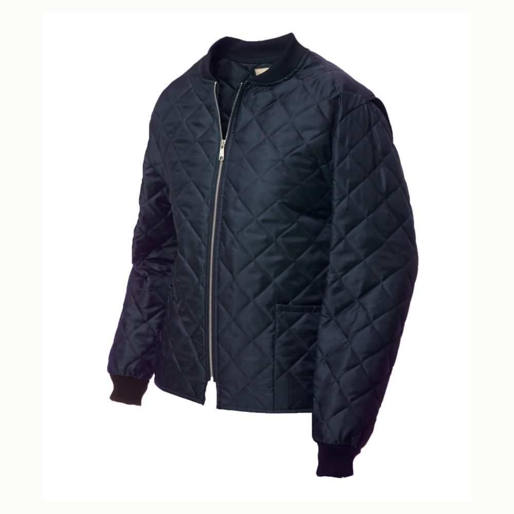 Lincoln Electric Shadow Split Leather Sleeved Jacket Large The Work King Freezer Jacket Navy Large