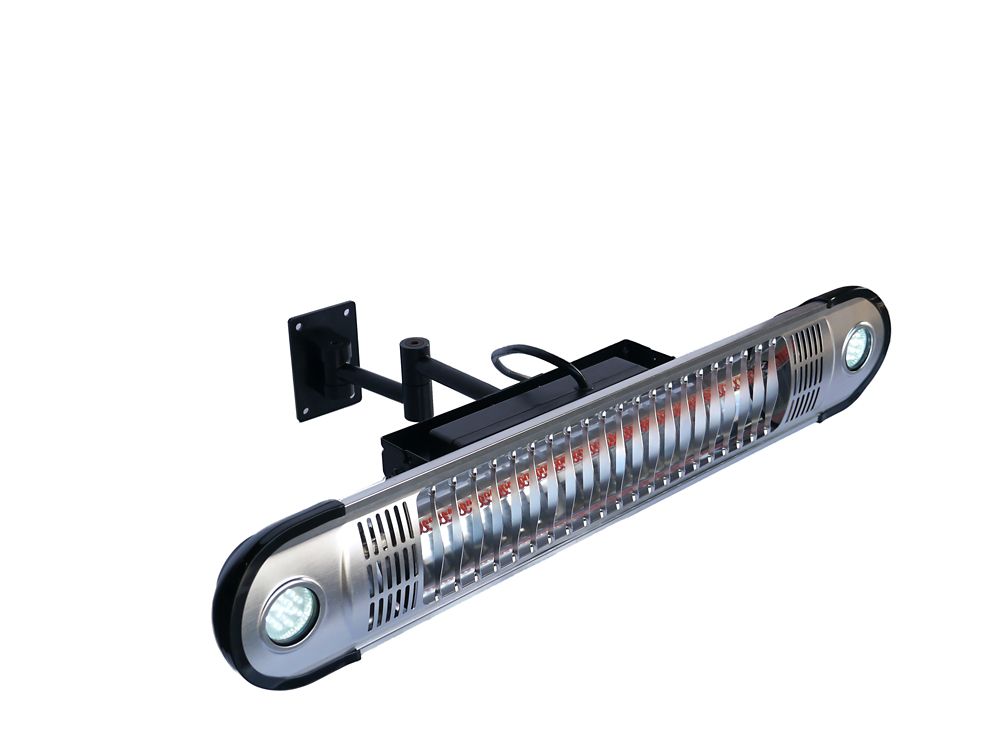 EnerG+ Wall Mounted Infrared Patio Heater with LED lights The Home