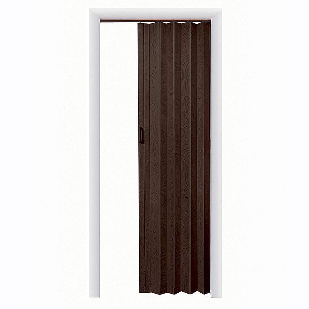 Spectrum 24 Inch To 36 Inch Oakmont Espresso Accordion Bifold Door   P 1000758306 