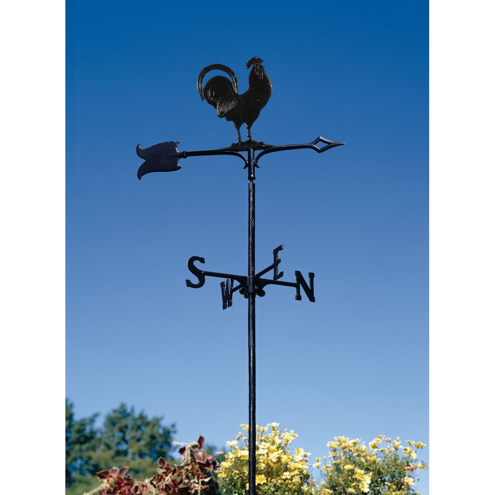 Klassen Rooster Garden Weathervane Black The Home Depot Canada