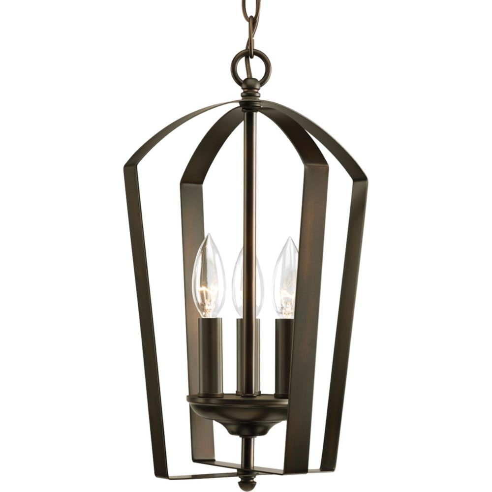 Progress Lighting Gather Collection Antique Bronze 3light Foyer