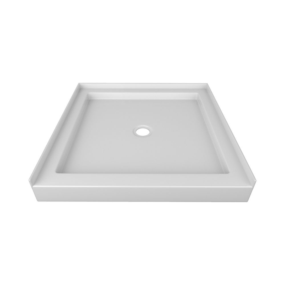 60 acrylic shower base