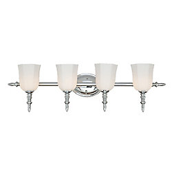 Llody Collection 4 Light Chrome Bathbar