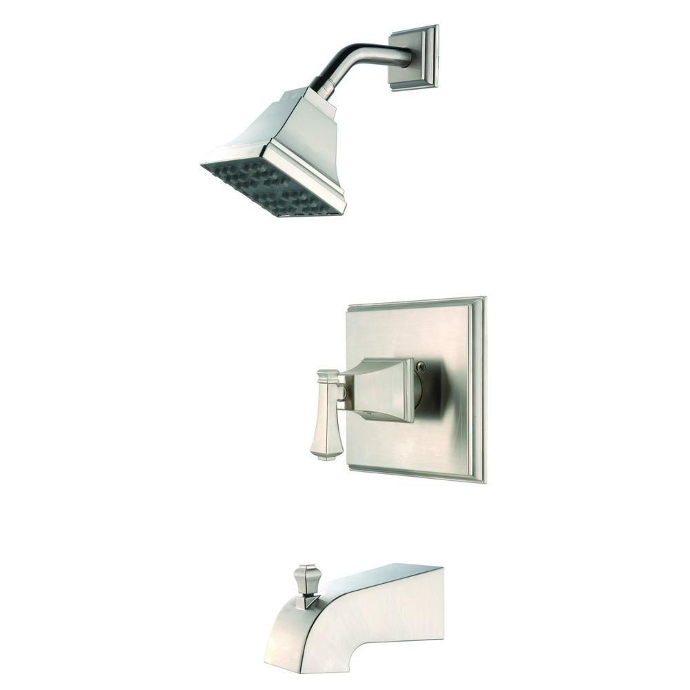 Pegasus Exhibit SingleHandle Bath/Shower Faucet in Brushed Nickel