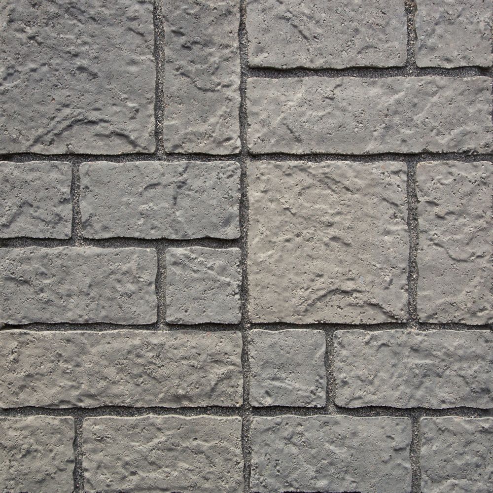 Shaw Brick Fundystone Paver Natural/Charcoal The Home Depot Canada