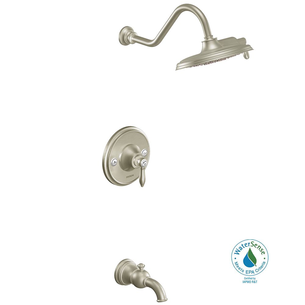 MOEN Weymouth PosiTemp EcoPerformance Tub and Shower Trim Kit in