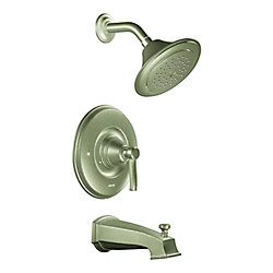 Rothbury 1-Spray Tub Shower Faucet in Brushed Nickel (Valve Sold Separately)