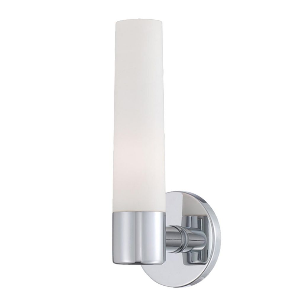 Hampton Bay 1Light Wall Sconce in Bronze with Frosted Glass Shade