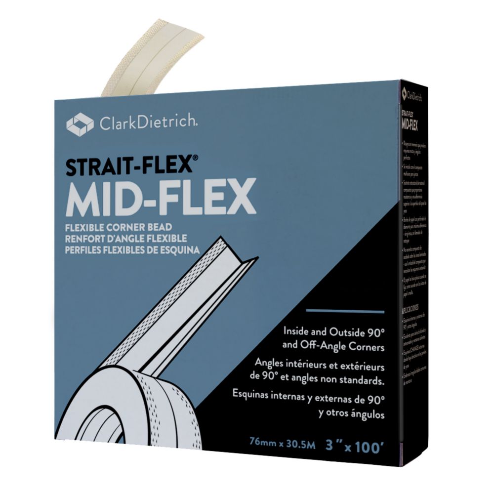 CGC StraitFlex MidFlex 300 MF100C Drywall Corner Tape 3 Inch x 100