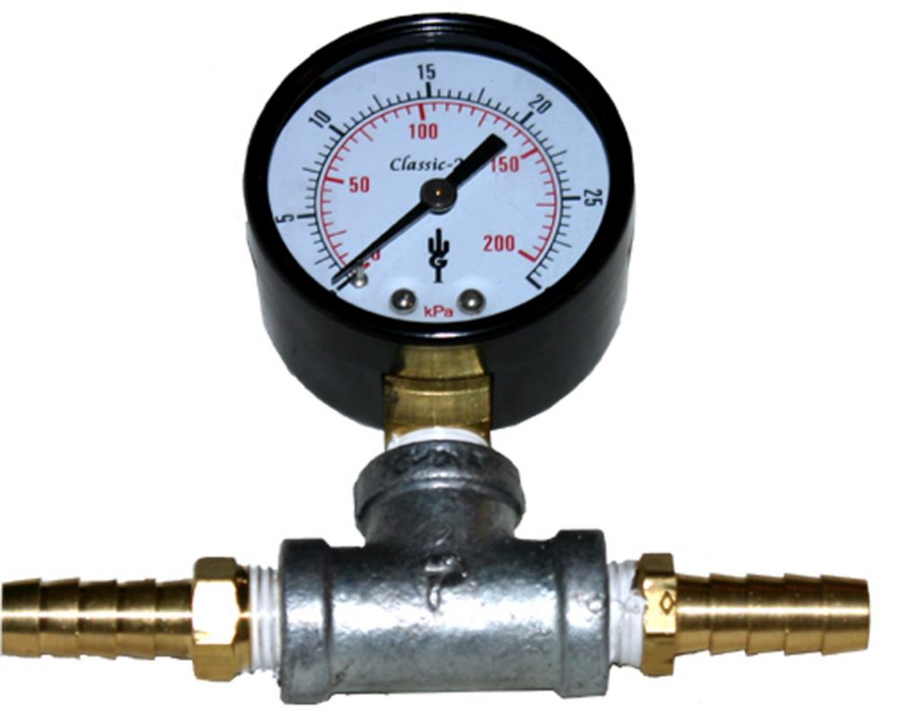 Outdoor Water Solutions InLine Pressure Gauge The Home Depot Canada