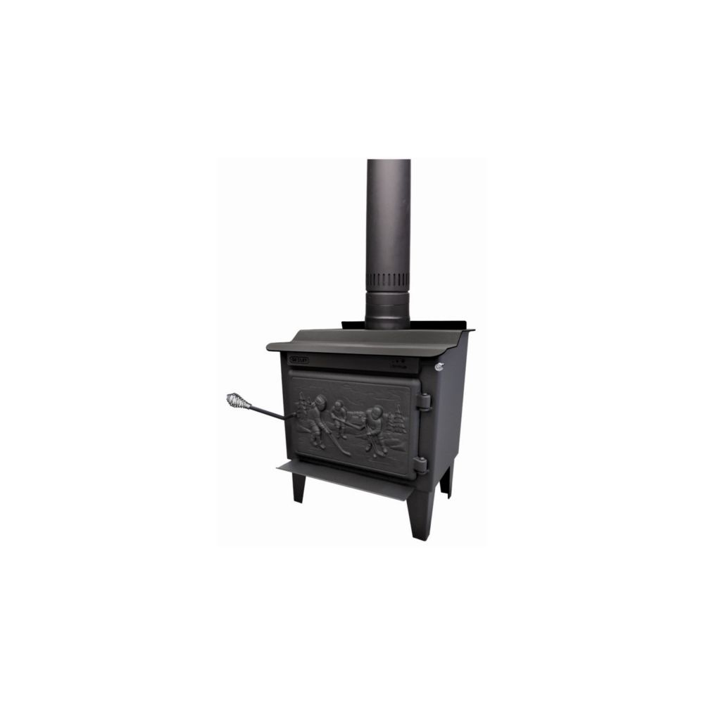 Drolet The Rocket - Small EPA Wood Stove With Cast Iron Solid Door ...