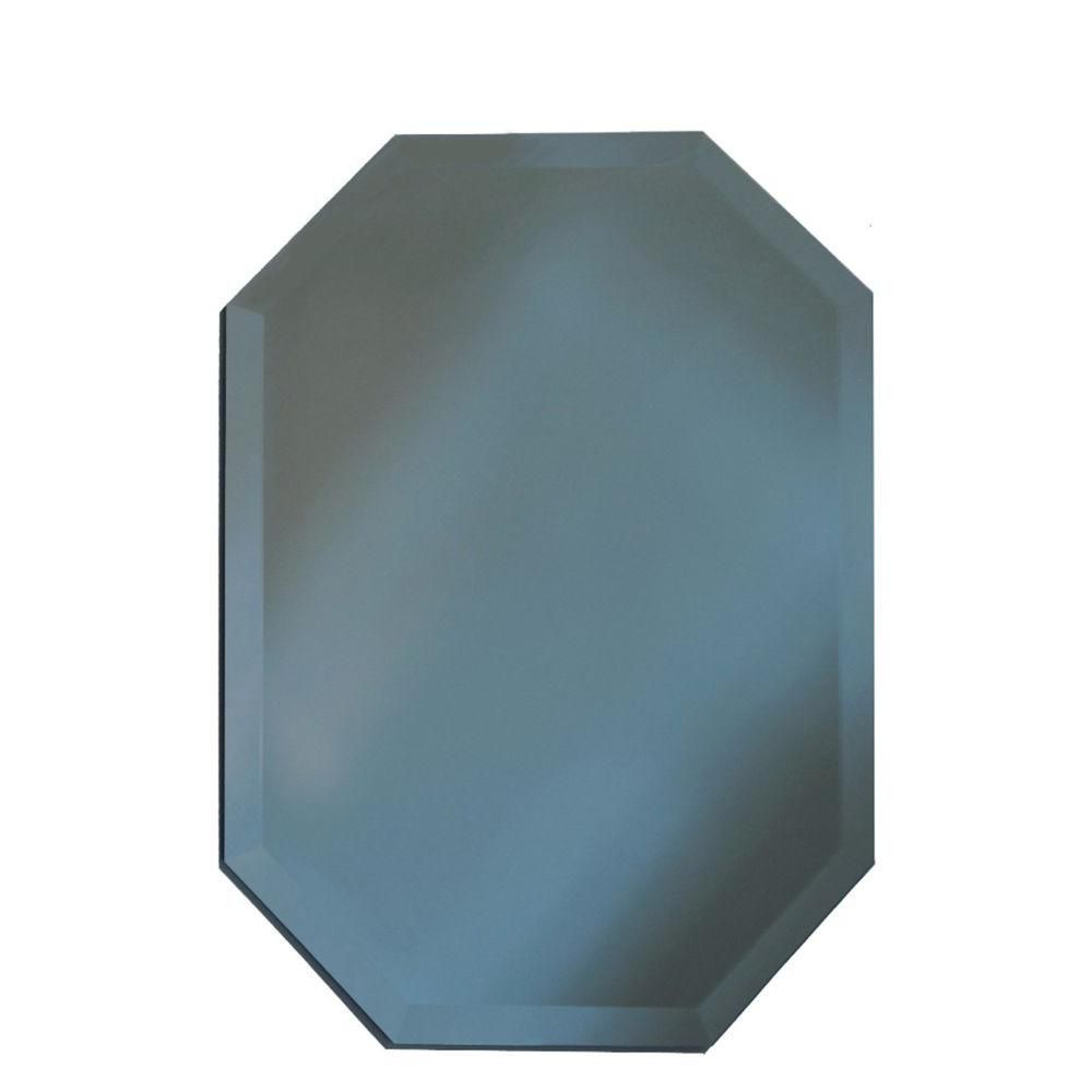 Bionic Frameless Octagon Beveled Edge Mirror The Home Depot Canada