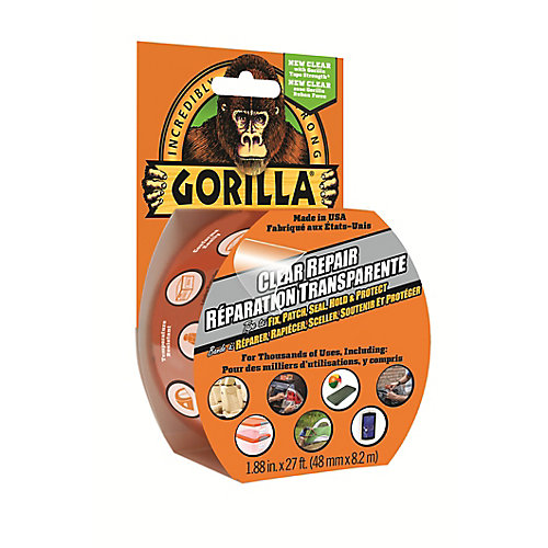 Gorilla Gorilla Clear Repair Tape | The Home Depot Canada