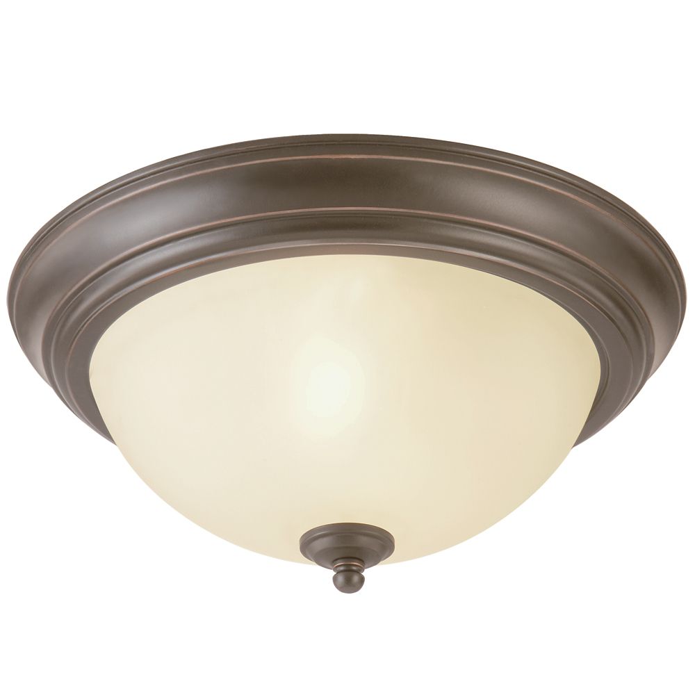 Hampton Bay Interior/Exterior Ceiling Light Oil Rubbed