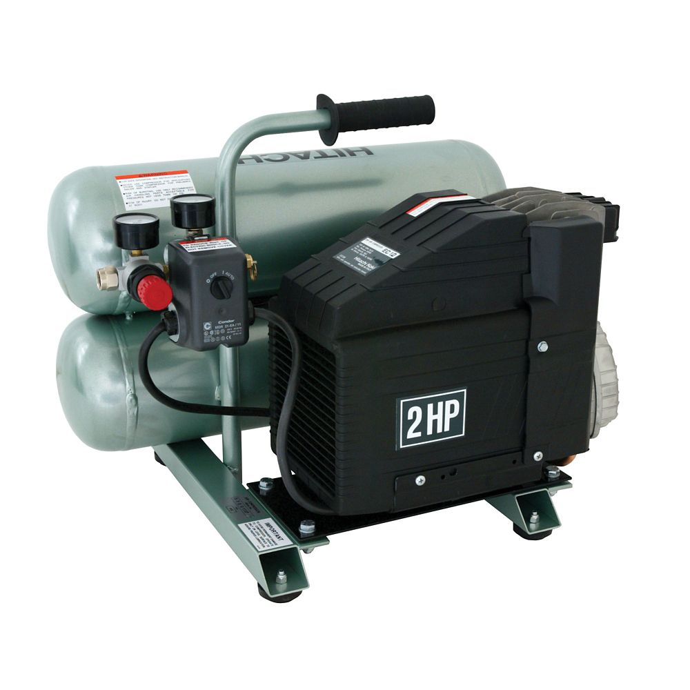 Hitachi Power Tools Compresseur dair électrique portatif, puissance de