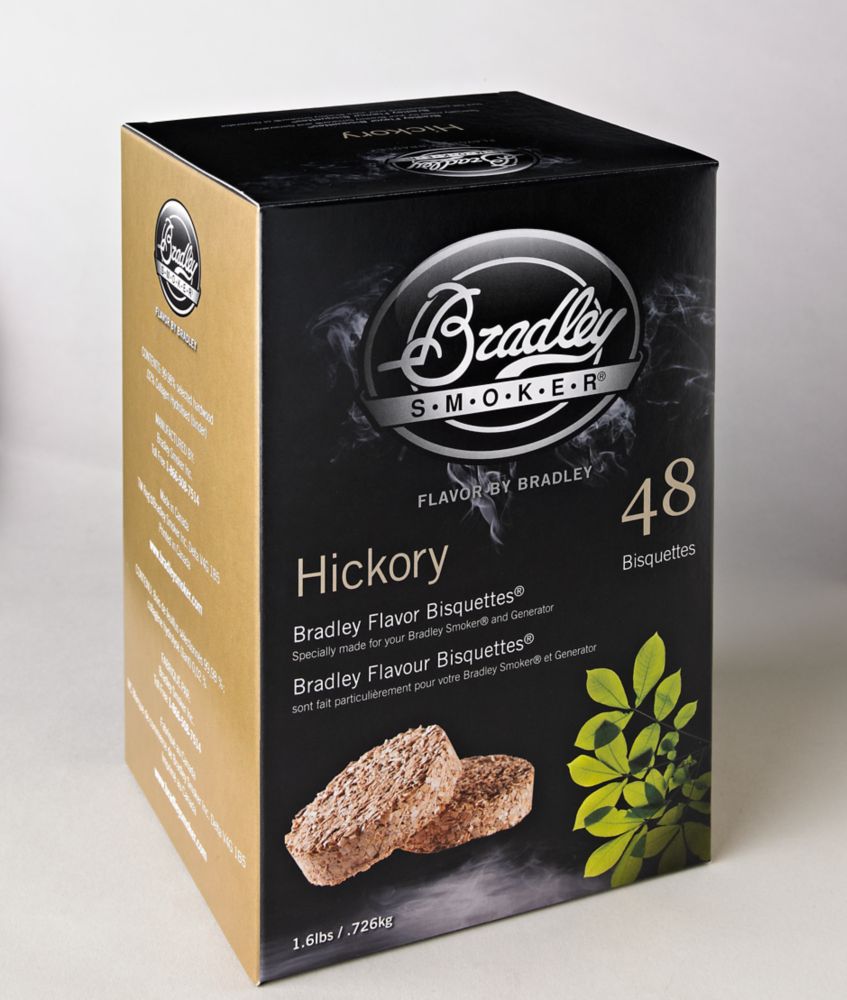 Bradley Smoker Hickory Smoking Bisquettes (48 Pack) The Home Depot Canada
