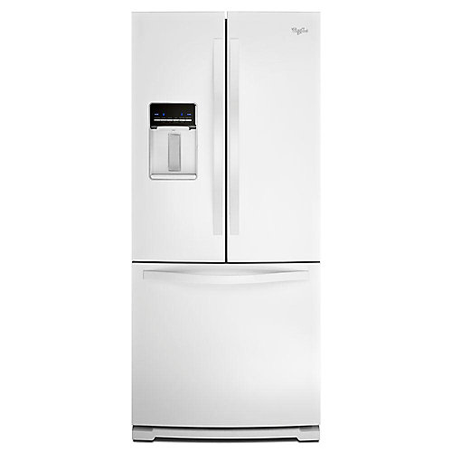 Whirlpool 19.7 cu. ft. French Door Refrigerator with Exterior ...