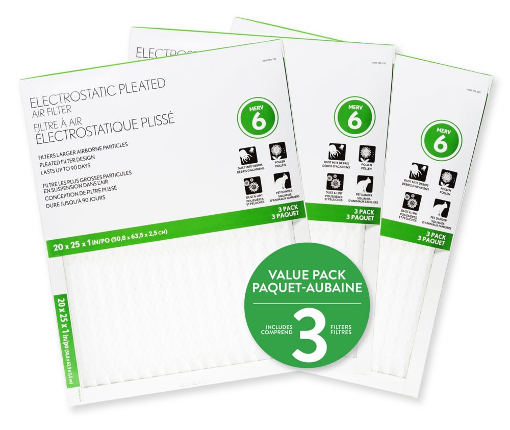 Air & Furnace Filters HEPA, Electrostatic The Home Depot Canada