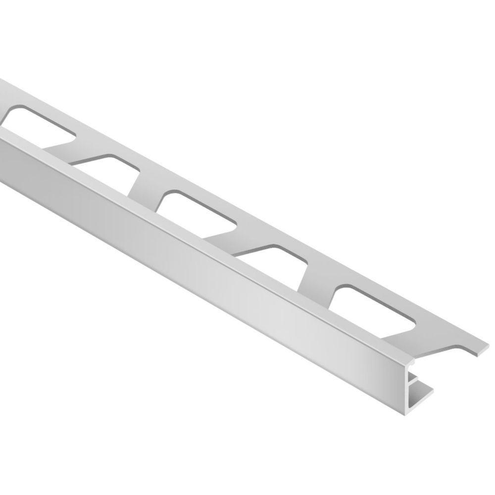 Schluter Moulure en L pour carreaux 1 cm x 2,49 m (3/8 po x 8 pi 2 po), aluminium anodisé satiné Schiene Schluter Moulure en L pour carreaux 1 cm x 2,49 m (3/8 po x 8 pi 2 po), aluminium anodisé satiné Schiene