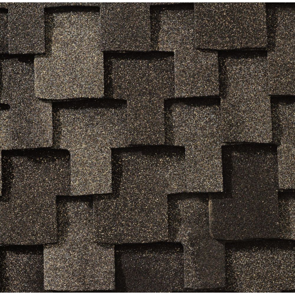 GAF Grand Canyon® Mission Brown Lifetime Designer Shingles (16.6 sq. ft ...