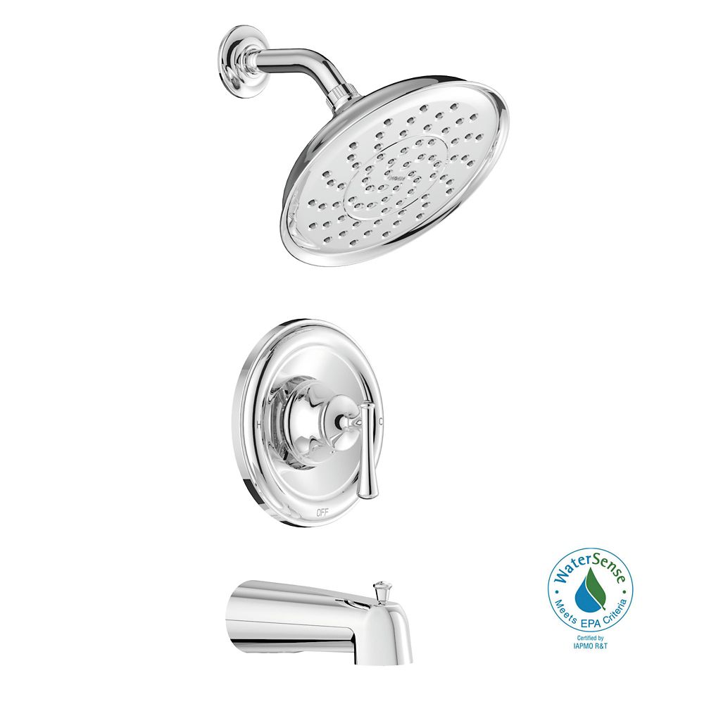Moen Ashville Single Handle 1 Spray Tub And Shower Faucet With