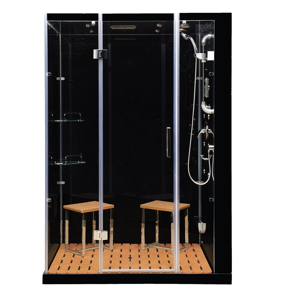 Steam Orion 59 in. x 32 in. x 86 in. Steam & Shower Enclosure in