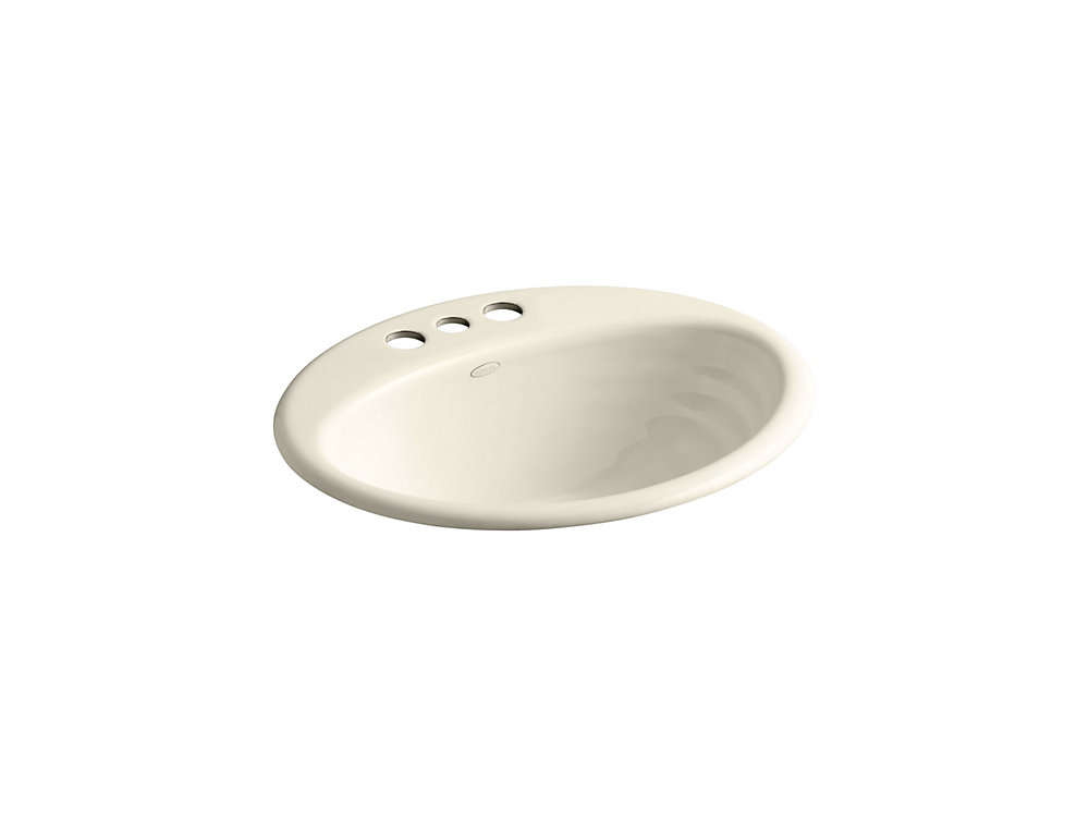 Ellington Self Rimming Bathroom Sink With 4 Inch Centres