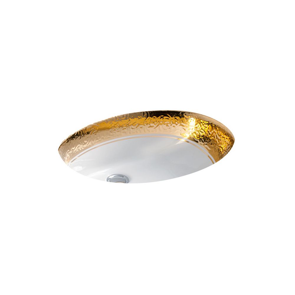 KOHLER Laureate(TM) with Polished Gold on Caxton(R) undermount