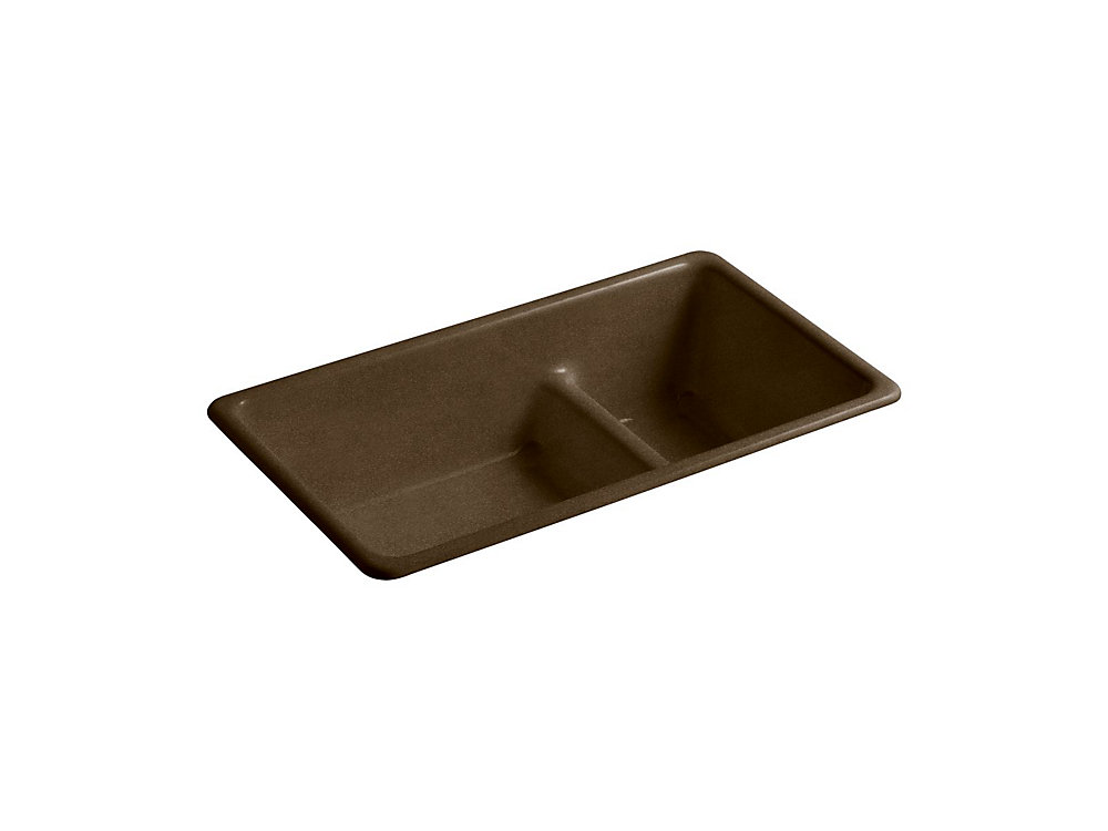 Iron Tones R Smart Divide R Self Rimming Or Undercounter Kitchen Sink