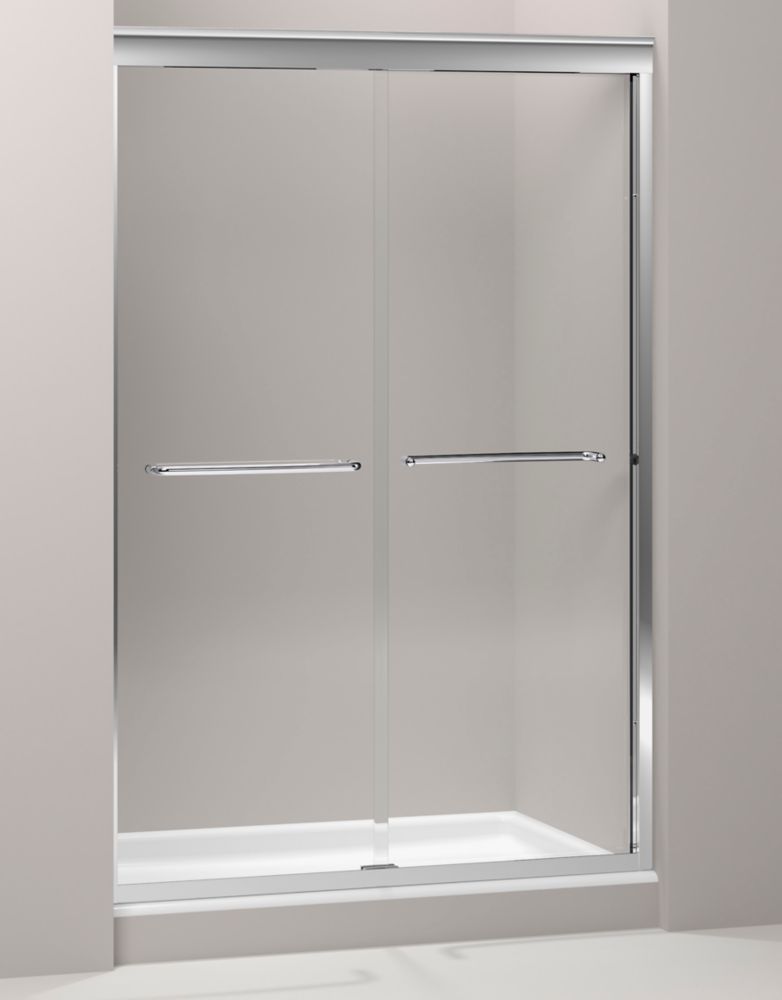 Mirolin Frameless ByPass Shower Door, BD48PS The Home Depot Canada