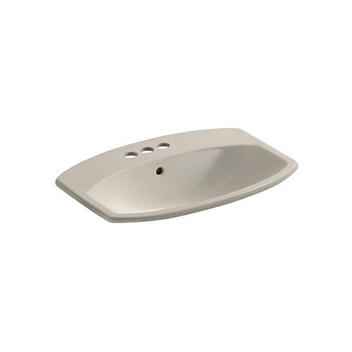 KOHLER Portrait(R) dropin bathroom sink with 4 inch centerset faucet holes The Home Depot Canada