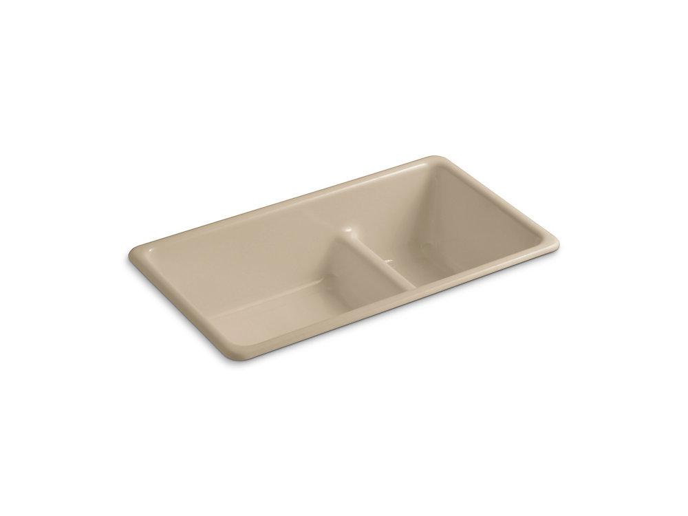 Iron Tones R Smart Divide R Self Rimming Or Undercounter Kitchen Sink