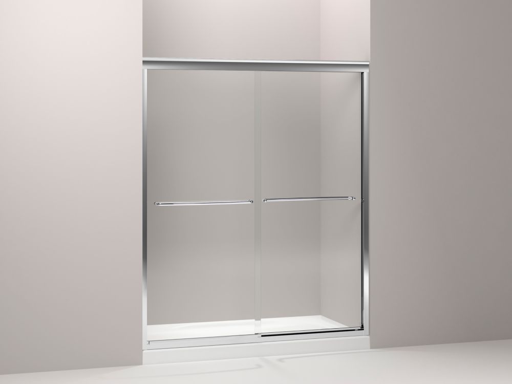 Mirolin Frameless ByPass Shower Door, BD54PS The Home Depot Canada