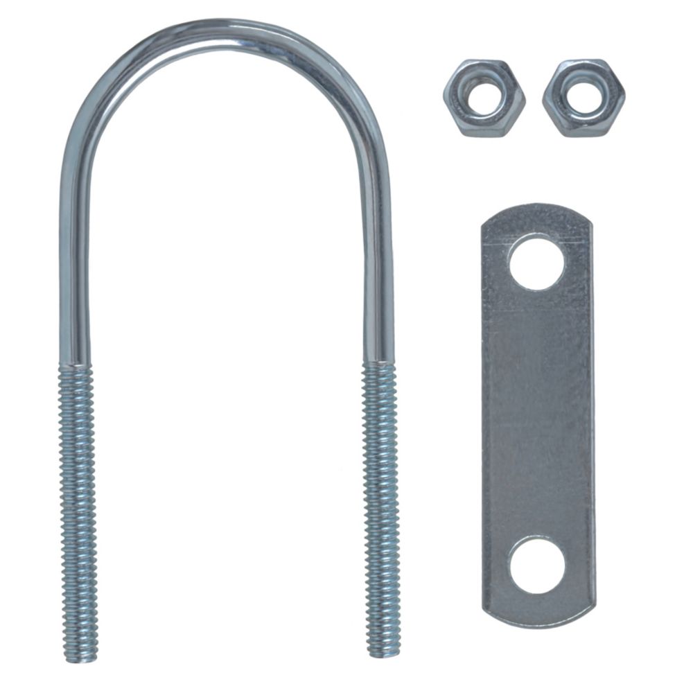 Everbilt 3/16 Inch X1-3/8 Inch X3-1/2 Inch Zinc U Bolt | The Home ...