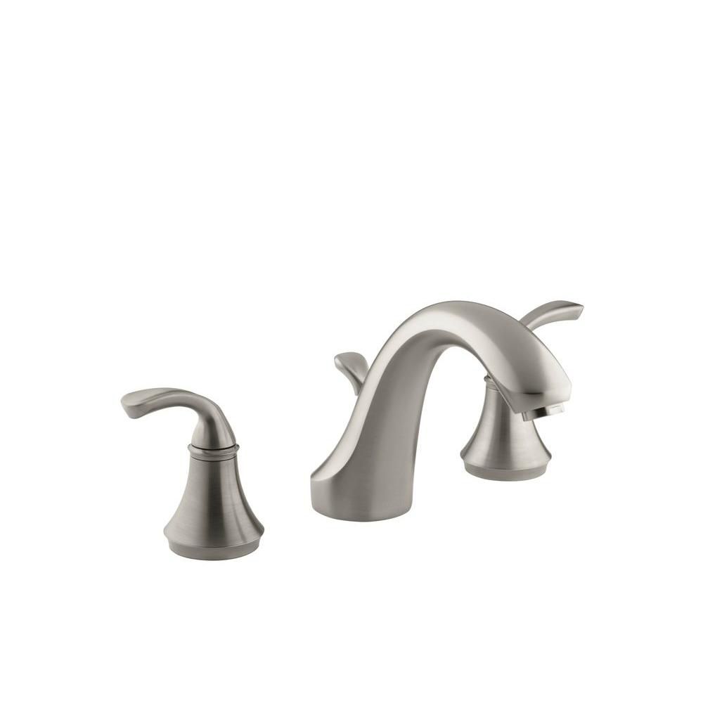 KOHLER Forté(R) sculpted deckmount bath faucet trim for highflow