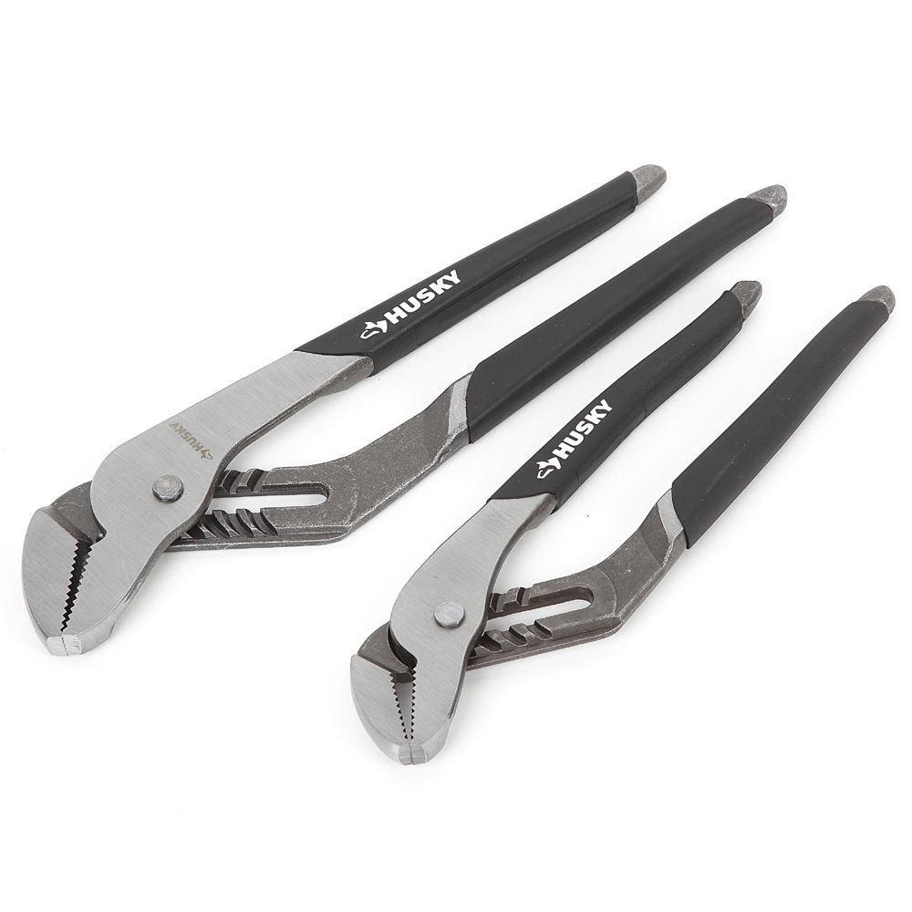 Husky Groove Joint Pliers Set (2Piece) The Home Depot Canada