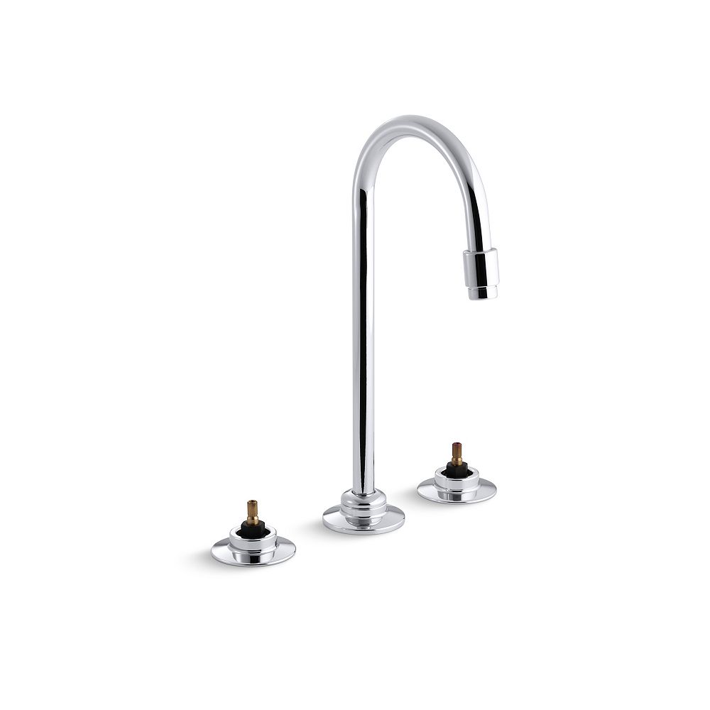 Kohler Triton Widespread Bathroom Faucet With Flexible Connections The Home Depot Canada